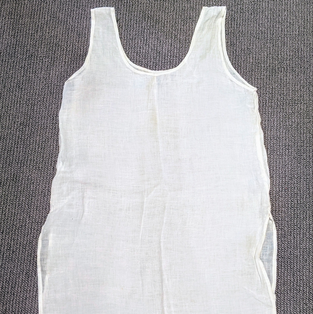 La Bottega di Brunella white linen tank